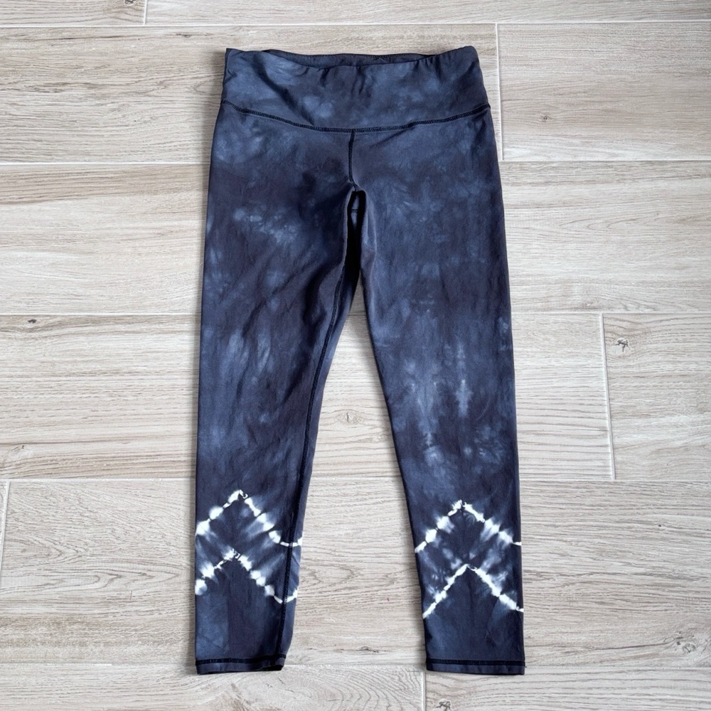 Halcyon Tie Dye Leggings Navy Blue Large